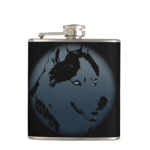 För siberian huskydrink för Husky flaska Fickplunta