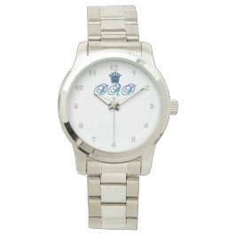 För silverarmband för PAPPA Oversized klocka