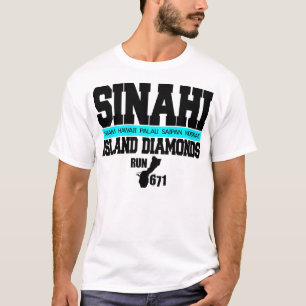 För Sinahi för GUAM SPRINGA 671 diamanter ö Tee