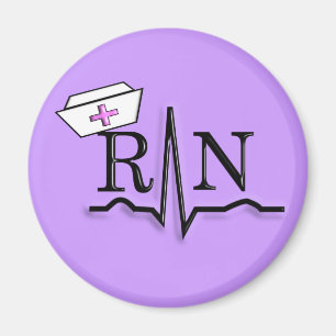 För sjuksköterskalock för RN QRS design Magnet