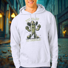 För skarp för att hantera - Vintage Kaktus Hoodie