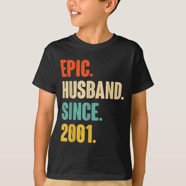 För skjorta 24-års bröllopsdag Han Episk T Shirt (Framsida)