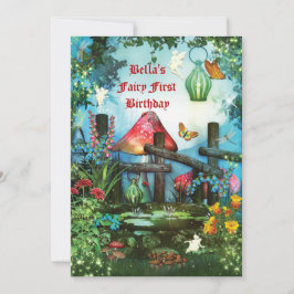 För skogparty för förtrollad skogsmark felik inbjudningar