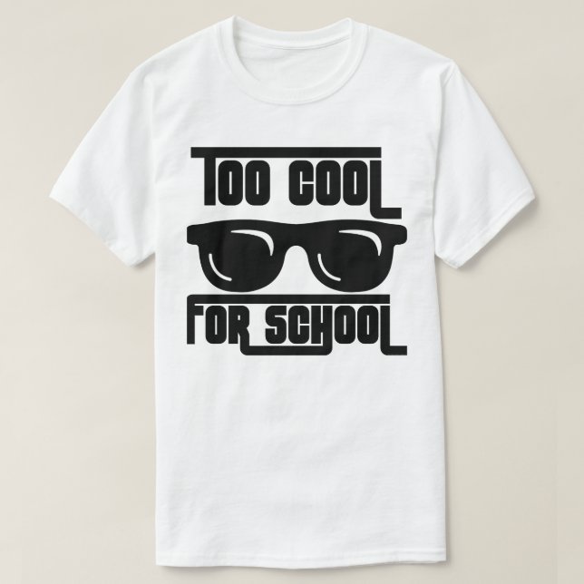 För skola för coolt tee shirt (Design framsida)