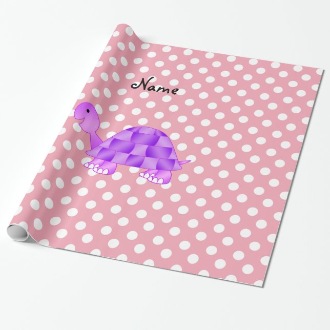 För sköldpaddarosor för personlig känd presentpapper (Utrullad)