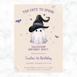 För slö för att roa sig med Spook Girls Halloween Inbjudningar