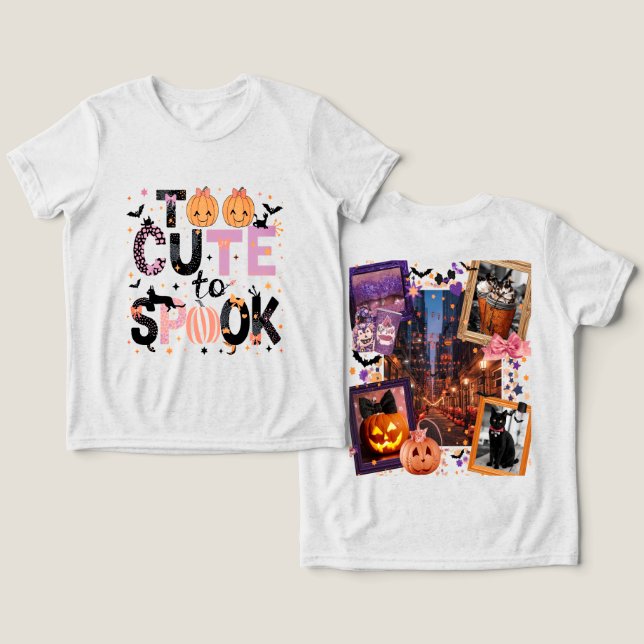 För slö för att tala om Lila Glitter T Shirt (Design fram och bak)