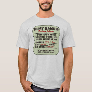 För slösat behaga retur mig t-shirt