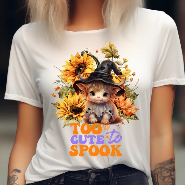 För slumrande för att röka i rött Cow Halloween-Pu T Shirt (Skapare uppladdad)