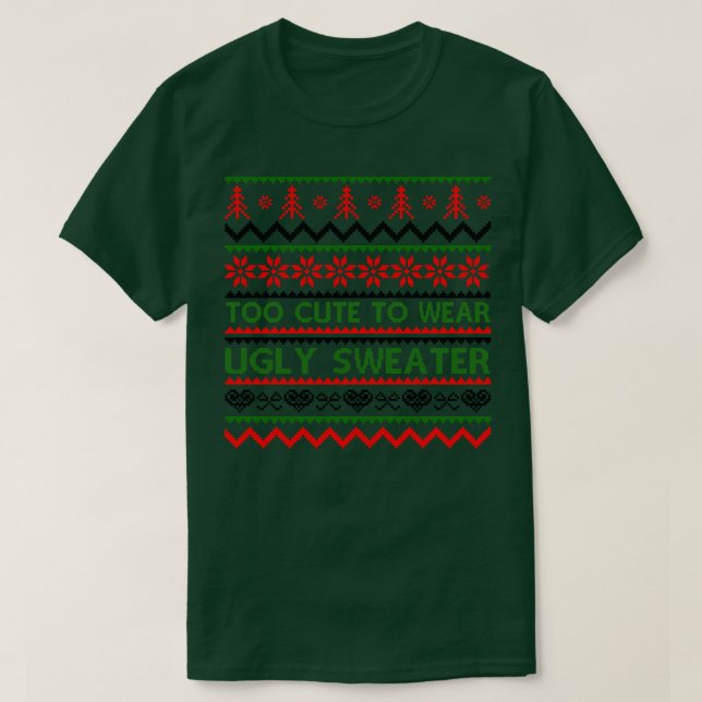 För slumrande för Bära Ugly Sweaters 2 T Shirt (Design framsida)