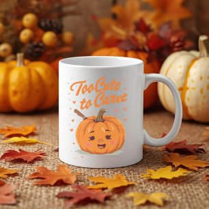 För slumrande för Carve - Thanksgiving Pumpkin Kaffemugg
