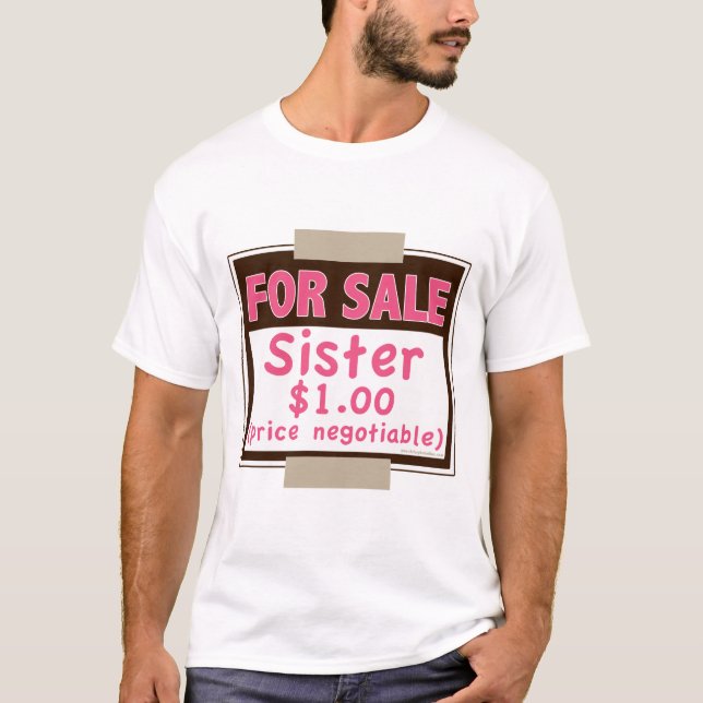 För småbarnutslagsplats för syster till salu t-shirt (Framsida)