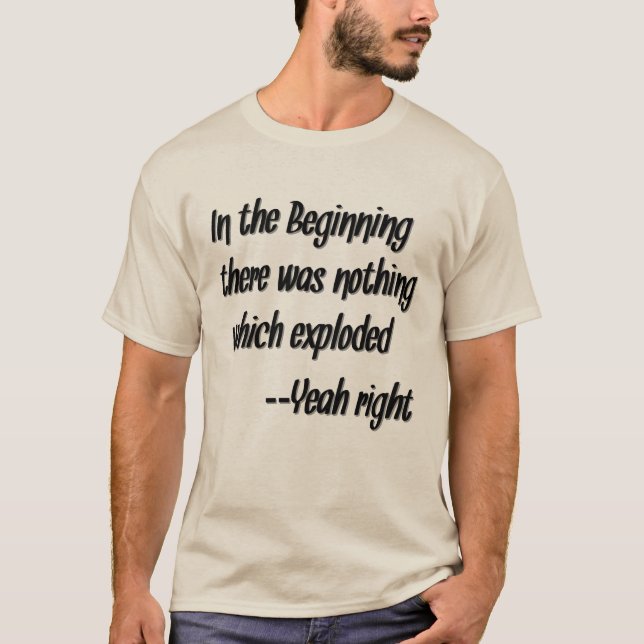 För smällteori för kalla kristna T-tröja stor T Shirt (Framsida)