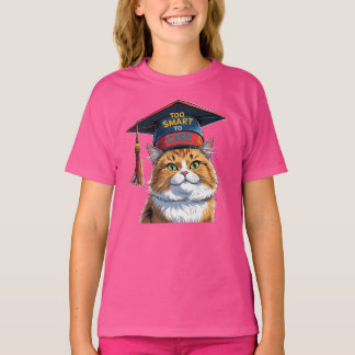 För smart att ta hand om | Sarkastic Witty Confide T Shirt