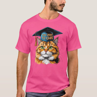 För smart för att ta hand om det Sarcastiska Witty T Shirt