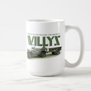 För sol uppsättningar aldrig på den Willys mugg