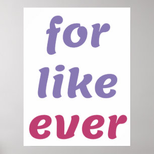 För som någonsin Poster