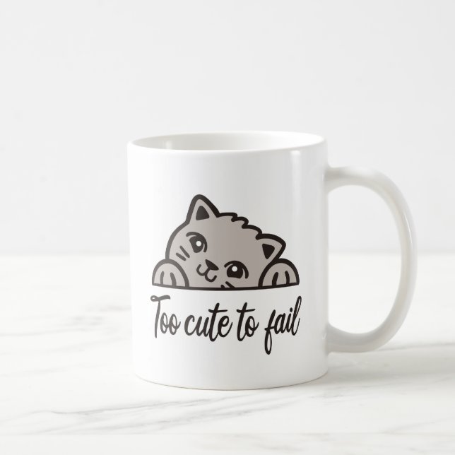 För söt att misslyckas kaffemugg (Höger)