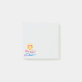 För Söt Emoji Post-it Block