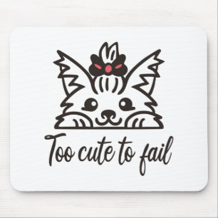 För söt för att misslyckas musmatta