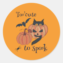 För söt för att skämmas runt klistermärke