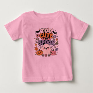 För söt för att skrämma babytröja t shirt