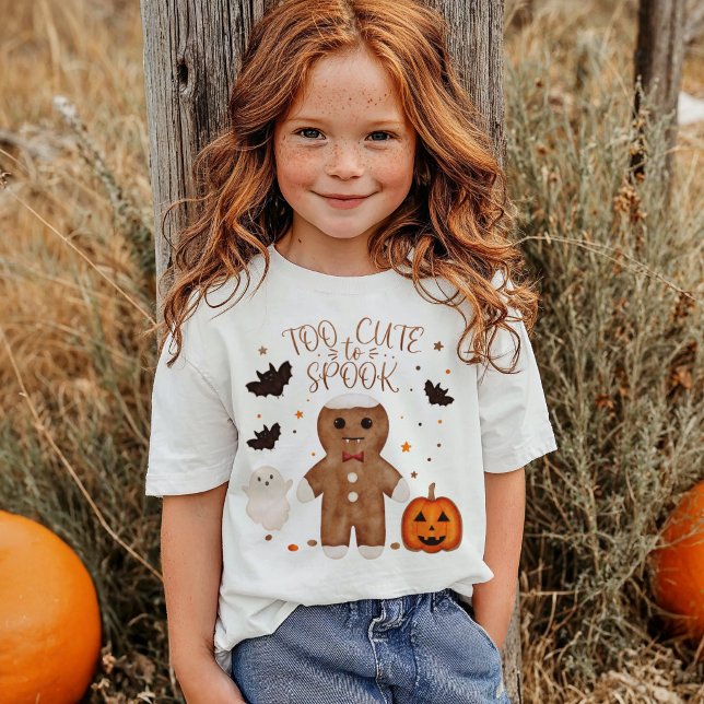 För söt för att skrämma barn Halloween T-Shirt (Skapare uppladdad)