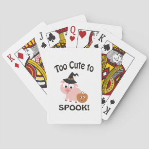 För söt för att skrämma gris casinokort