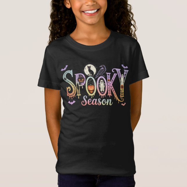 För söt för att skrämma | Halloween  T Shirt (Framsida)