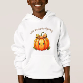 För söt för att skrämma – mysig pumpahoodie t shirt