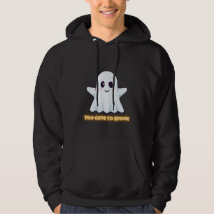 För söt för att skrämmas – Bedårande Kawaii Spök H Hoodie