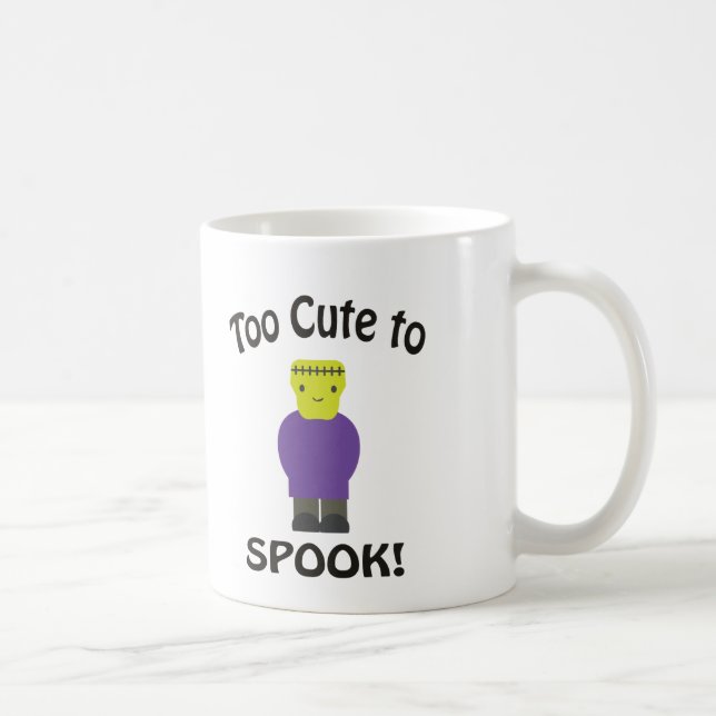För söt för att skrämmas - Frankenstein Kaffemugg (Höger)