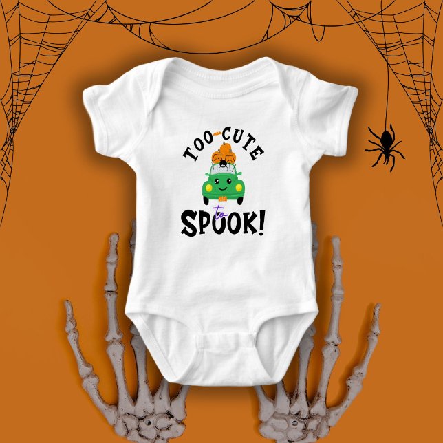 För söt för att skrämmas! Halloween-bil T Shirt (Skapare uppladdad)