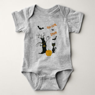 För söt för att skrämmas Halloween T Shirt