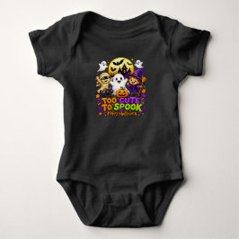 För söt för att skrämmas Söt Halloween-bodys för b T Shirt