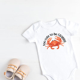 För söt för att vara krabby t shirt