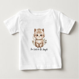 För söt för att vara singel" Sarksatisk Katt Grafi T Shirt