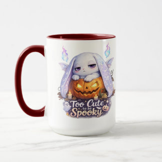 För söt för att vara skrämmande Halloween-pumpa ka Mugg