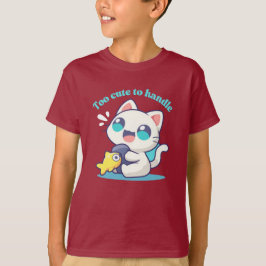 För söt katt, kawaii colouful T-Shirt