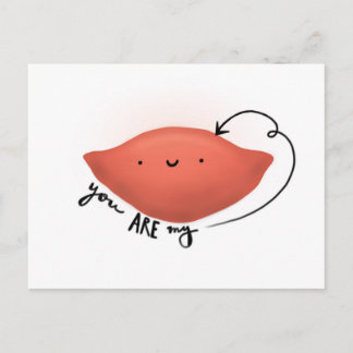 För söt och söt potatis 🍠 vykort