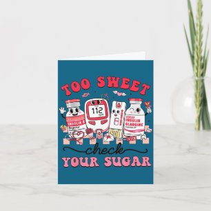 För söt sjuksköterska valentineska apotekare insul kort