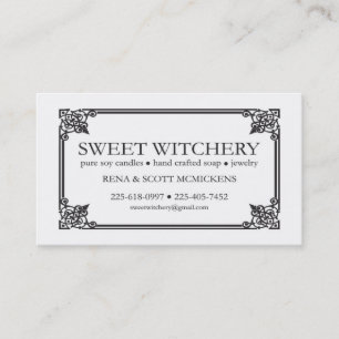 För söt Witchery Visitkort