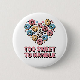 För sött att hantera | Donut Kids Knapp