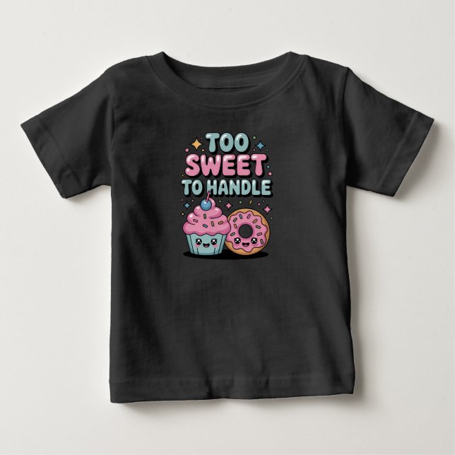 För sött att hantera | Donut T Shirt (Framsida)