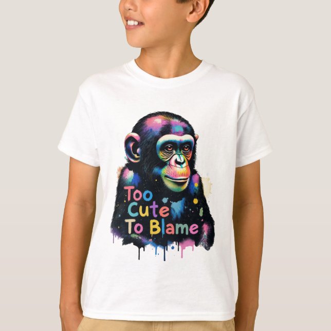 "För sött för att klandra" T Shirt (Framsida)