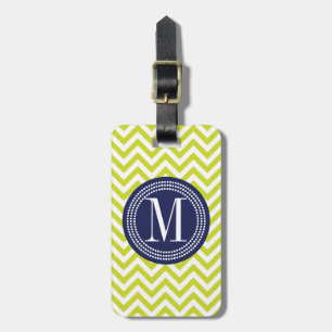 För sparresicksack för limefrukt grön Monogram för Bagagebricka