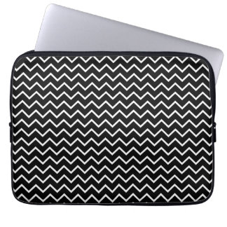 För sparresicksack för roligt svart laptop sleeve