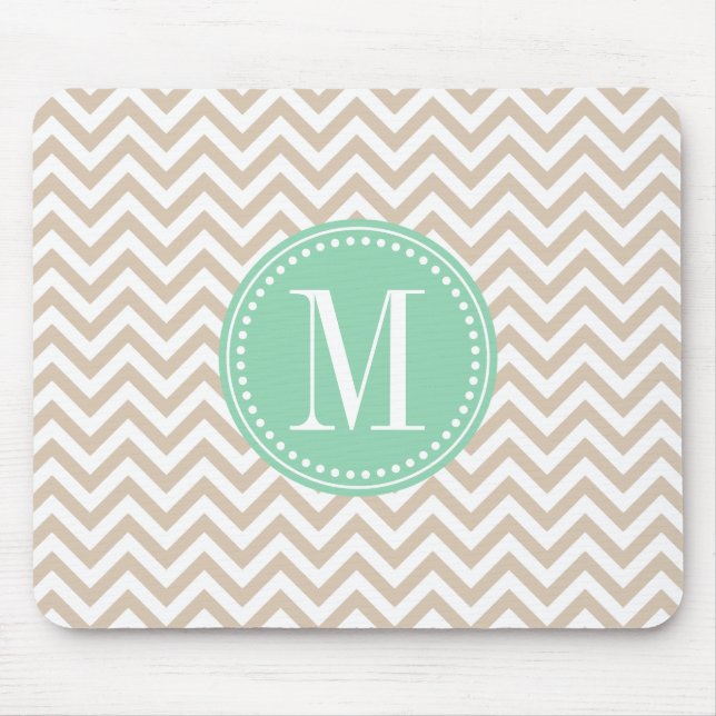 För sparresicksack för Sand beige Monogram för Musmatta (Framsidan)