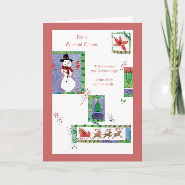 För Speciell kusin Helgkort (Framsida)