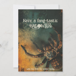 🕷️ för spinn-kylningsspets-HALLOWEN-kort Inbjudningar